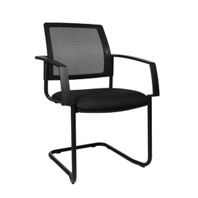 Topstar Besucherstühle BtoB 20 BB400A G200 schwarz Stoff, 2 St. – Bild 1 von 5