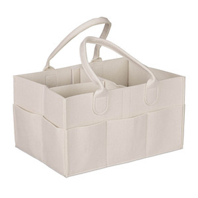 relaxdays Wickeltasche beige – Bild 1 von 9