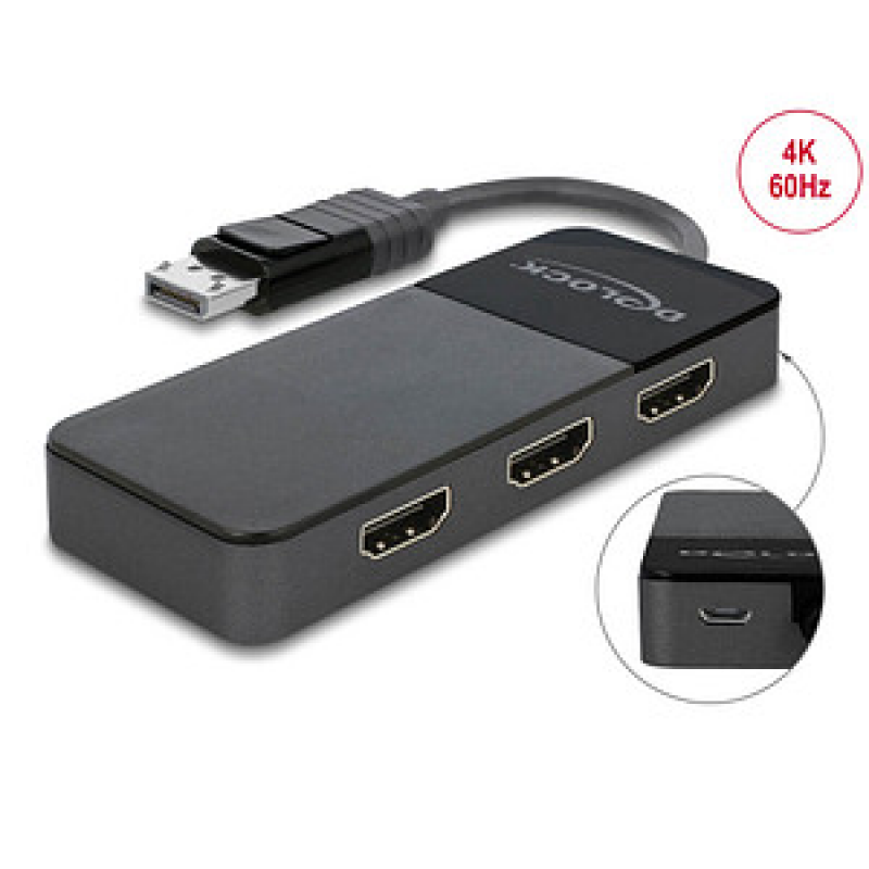 DeLOCK 87770 DisplayPort Splitter – Bild 1 von 4