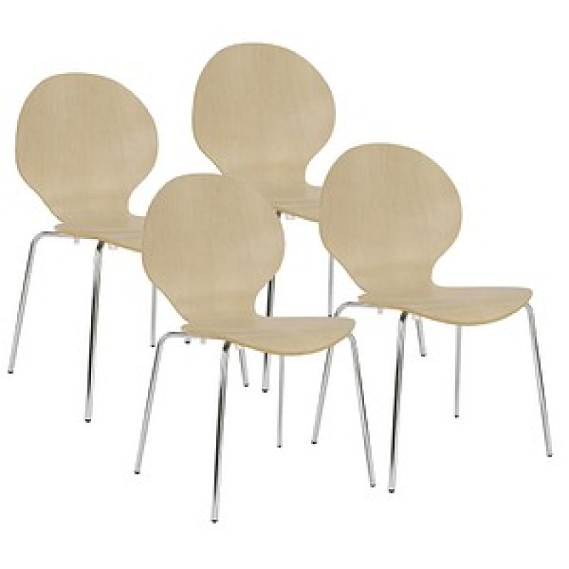 Nowy Styl Schalenstühle Cafe VI ahorn Holz, 4 St. – Bild 1 von 5
