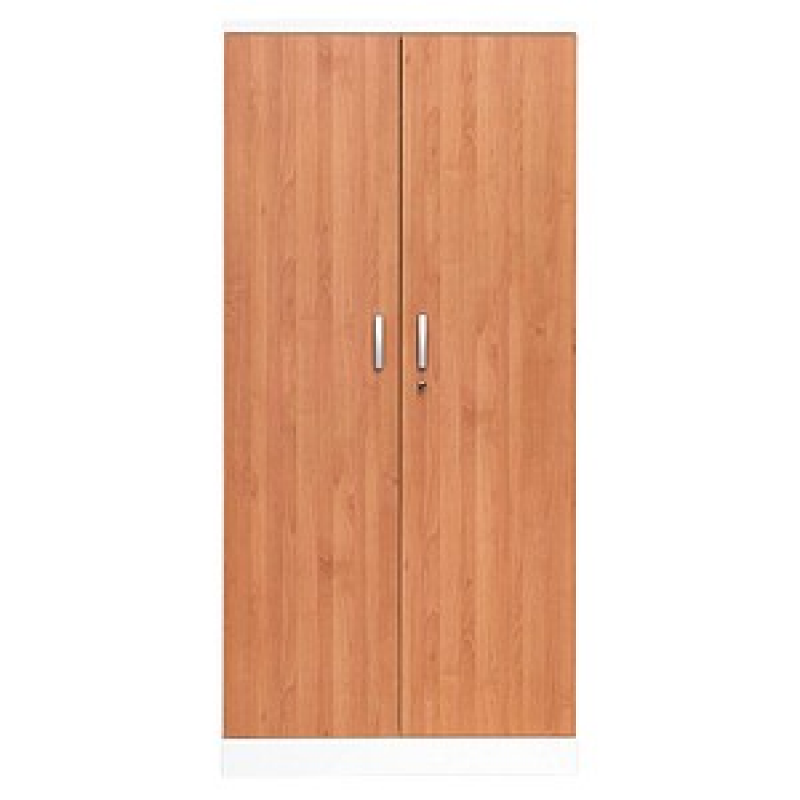 Gürkan Stahlschrank 100115 verkehrsweiß, erle 4 Fachböden 92,0 x 42,0 x 195,0 cm, aufgebaut, 1 St. – Bild 1 von 3