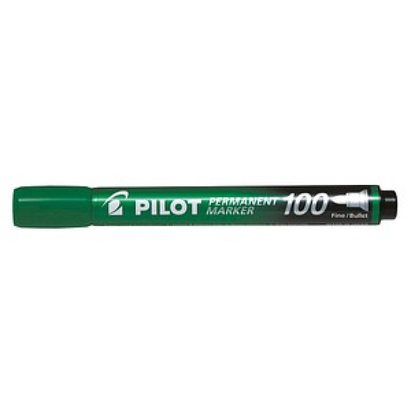 PILOT 100 Permanentmarker grün 1,0 mm, 1 St. – Bild 1 von 2