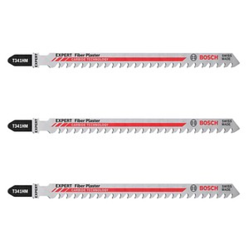 BOSCH EXPERT Fiber Plaster T 341 HM Stichsägeblätter, 3 St. – Bild 1 von 6