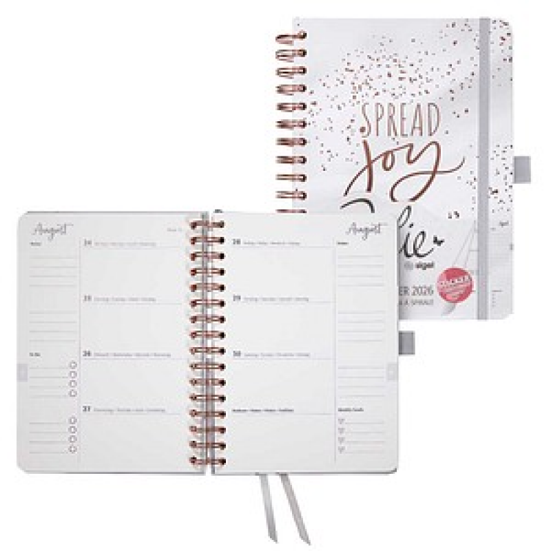 SIGEL Buchkalender Jolie 2026 Glittery Joy, 1 St. – Bild 1 von 11