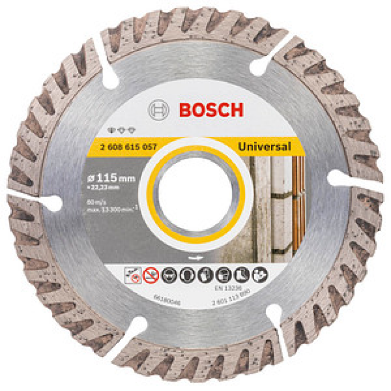 AKTION: BOSCH Diamant-Trennscheibe Standard for Universal, 1 St. mit Prämie nach Registrierung – Bild 1 von 3