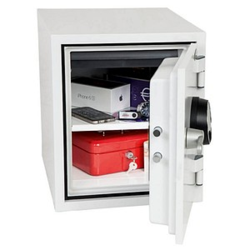 phoenix Tresor FS1282F Titan mit Feuerschutz signalweiß 35,0 x 43,0 x 41,0 cm – Bild 1 von 11