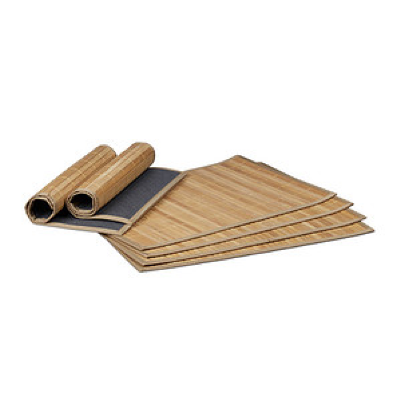 relaxdays Platzset braun 30,0 x 45,0 cm, 6 St. – Bild 1 von 5
