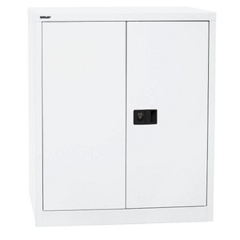 BISLEY Stahlschrank Universal E402A01696 verkehrsweiß 1 Fachboden 91,4 x 40,0 x 100,0 cm, aufgebaut, 1 St. – Bild 1 von 4