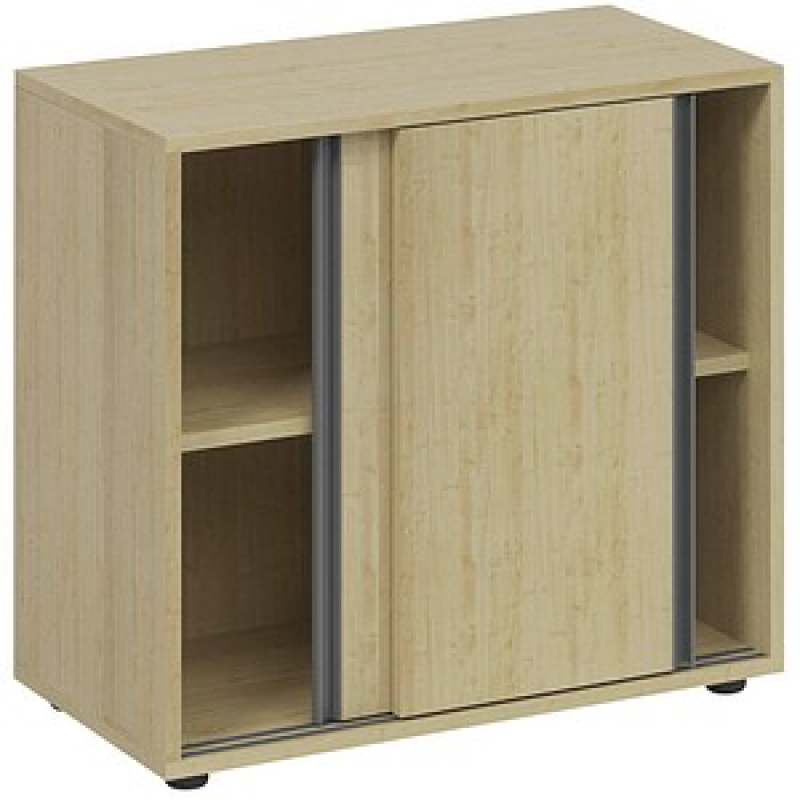 fm Schiebetürenschrank home office, 4260672333226 akazie 1 Fachboden 80,0 x 40,0 x 73,4 cm – Bild 1 von 3