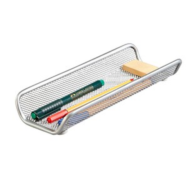 Zeller Stiftablage Meshline alufarben Metall, lackiert 25,0 x 9,2 x 3,5 cm – Bild 1 von 4