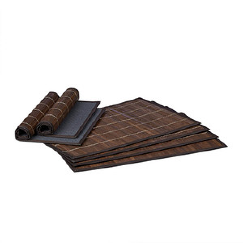 relaxdays Platzset braun 30,0 x 45,0 cm, 6 St. – Bild 1 von 5
