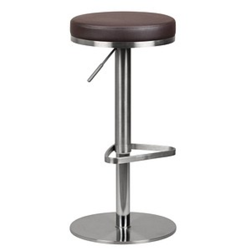 WOHNLING Barhocker WL1.612 braun Kunstleder, 1 St. – Bild 1 von 8