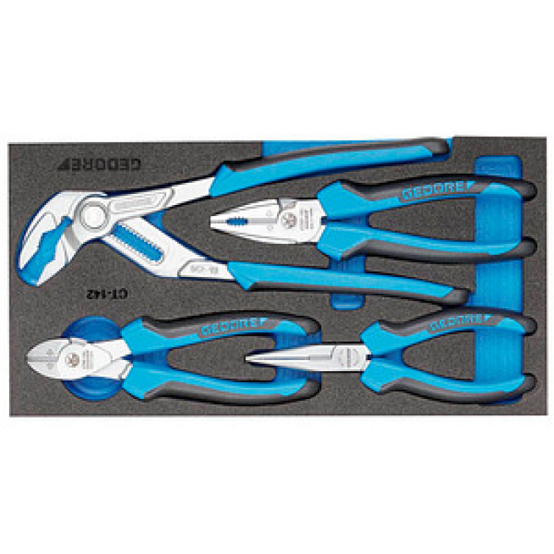 GEDORE Zangen-Set 1500 CT1-142 2309025, 4-tlg., 1 Set