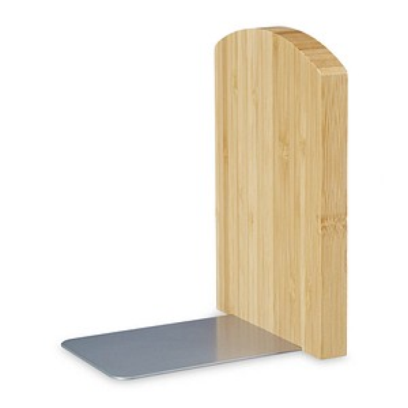 relaxdays Buchstützen braun 11,5 x 12,5 x 17,0 cm, 2 St. – Bild 1 von 7