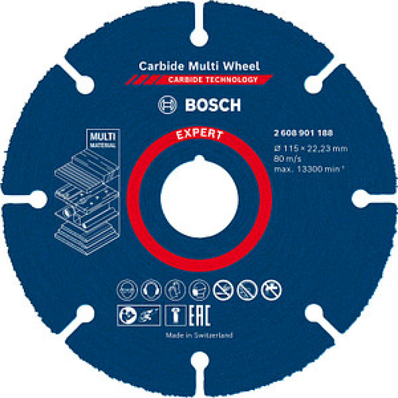 BOSCH Trennscheibe EXPERT Carbide Multi Wheel, 1 St. – Bild 1 von 3