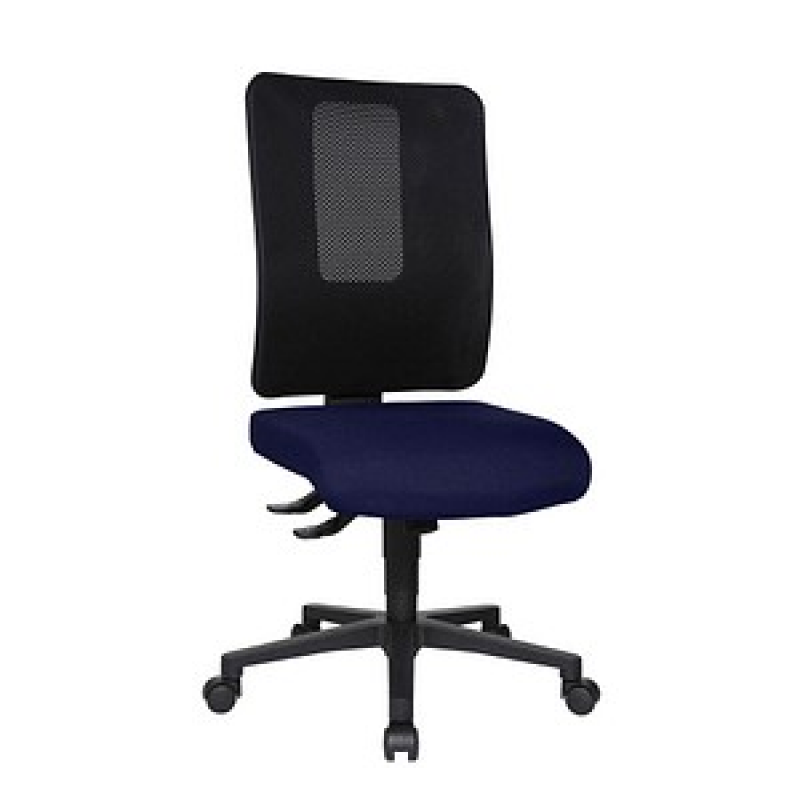 Topstar Bürostuhl Open X (N), OX1000 G280 Stoff blau, Gestell schwarz – Bild 1 von 6