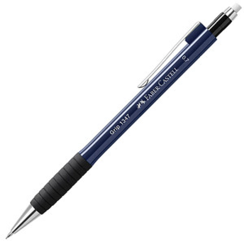 FABER-CASTELL GRIP 1347 Druckbleistift blau B 0,7 mm, 1 St. – Bild 1 von 2