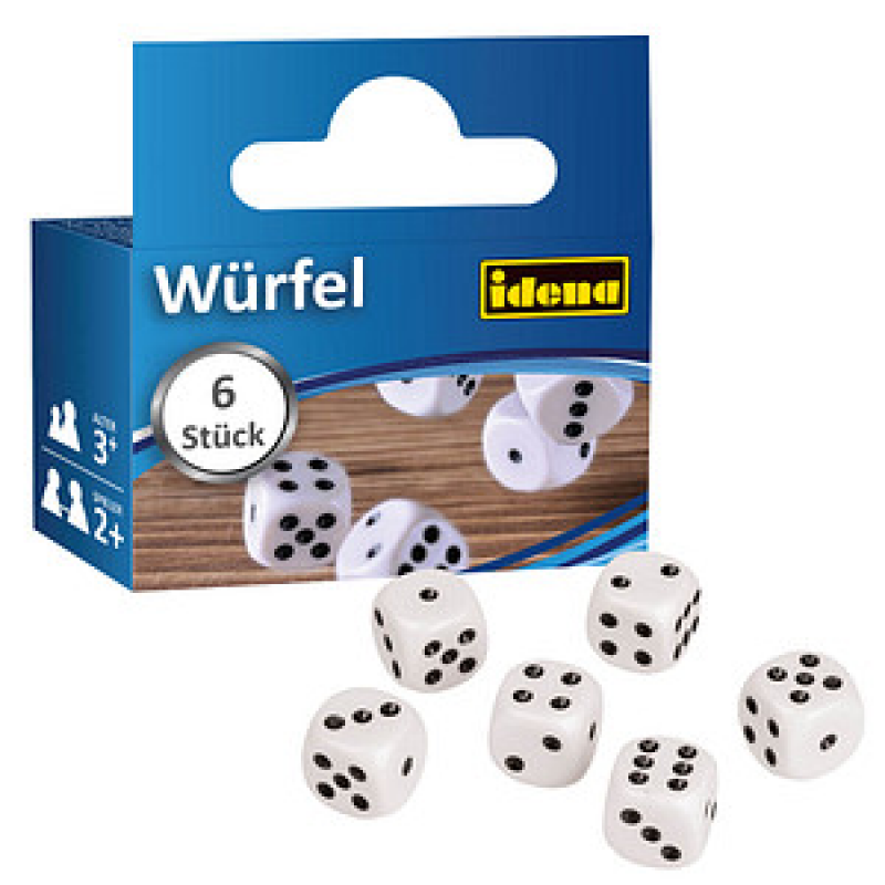 Idena Würfel, 6 St. – Bild 1 von 7