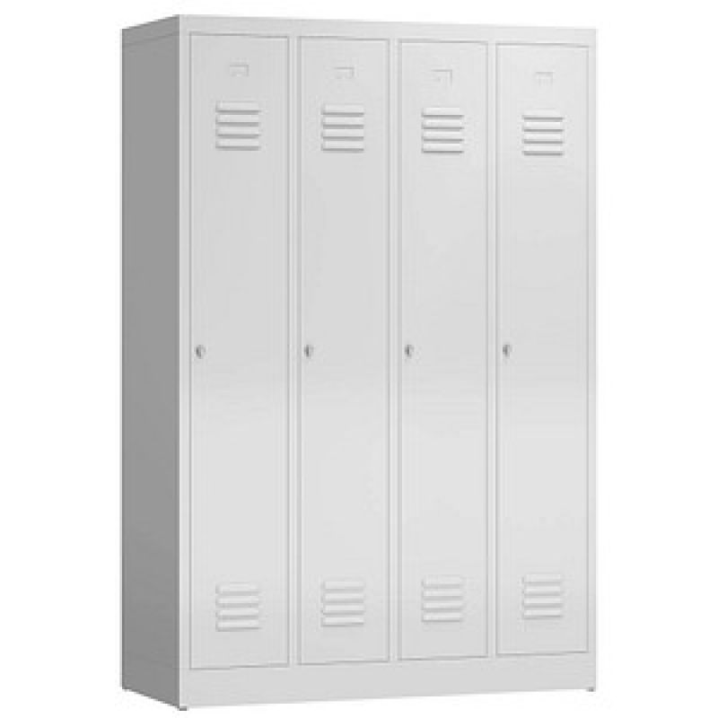 ClassiX Spind lichtgrau X-510140, 4 Schließfächer 118,0 x 50,0 x 180,0 cm – Bild 1 von 2