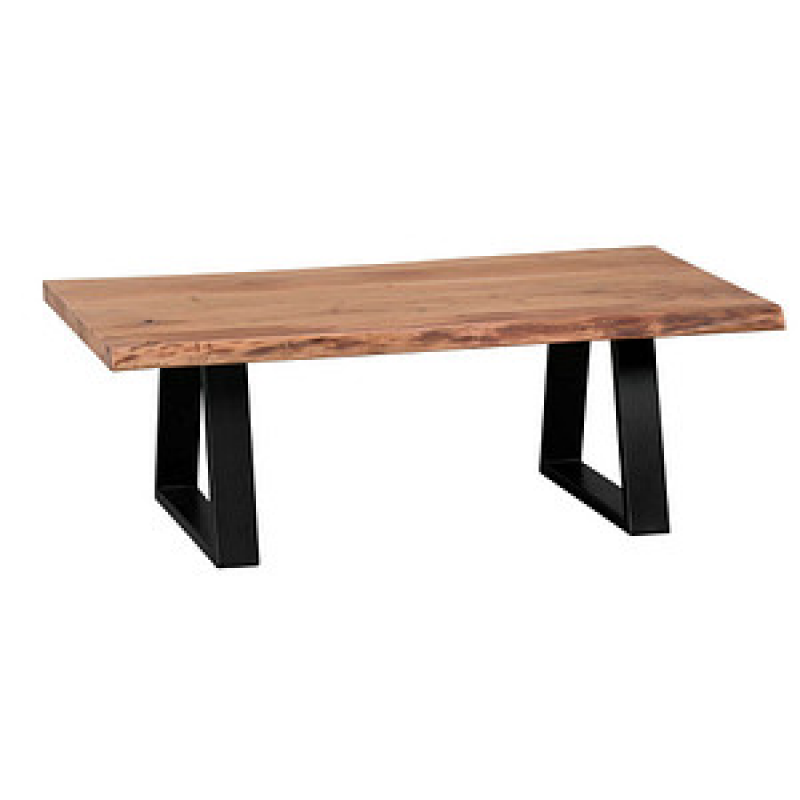 WOHNLING Couchtisch rechteckig Massivholz akazie 115,0 x 60,0 x 40,0 cm, 1 St. – Bild 1 von 7