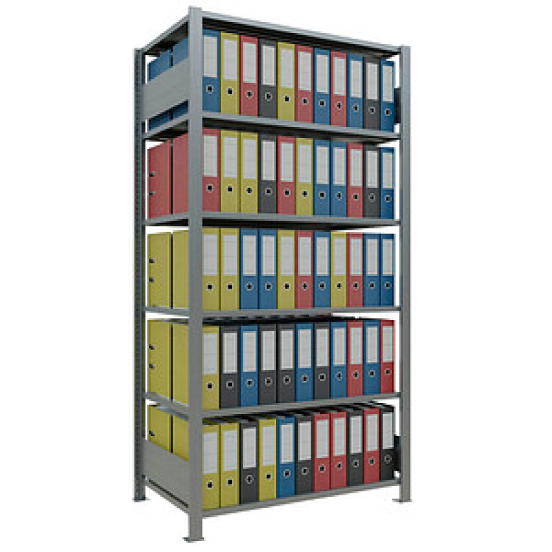 SCHULTE Schwerlastregal MULTIplus 150 17761 silber 100,0 x 60,0 x 200,0 cm – Bild 1 von 7