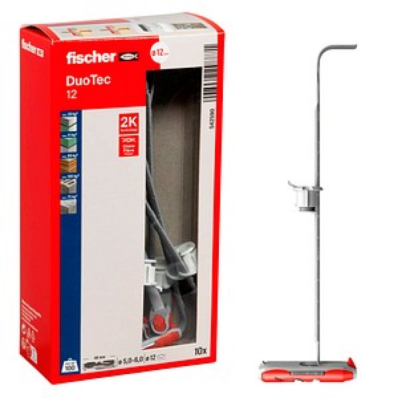 AKTION: fischer DuoTec 12 2K 542590 Universaldübel Ø 12 mm x 46 mm, 10 St. mit Prämie nach Registrierung – Bild 1 von 10