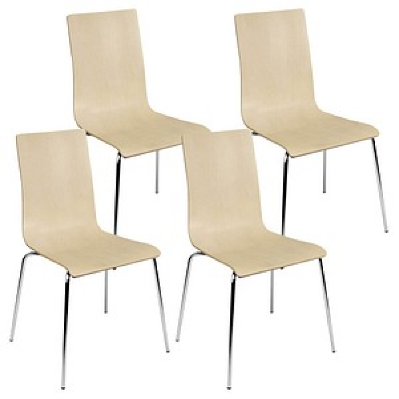 Nowy Styl Schalenstühle Cafe VII ahorn Holz, 4 St. – Bild 1 von 2