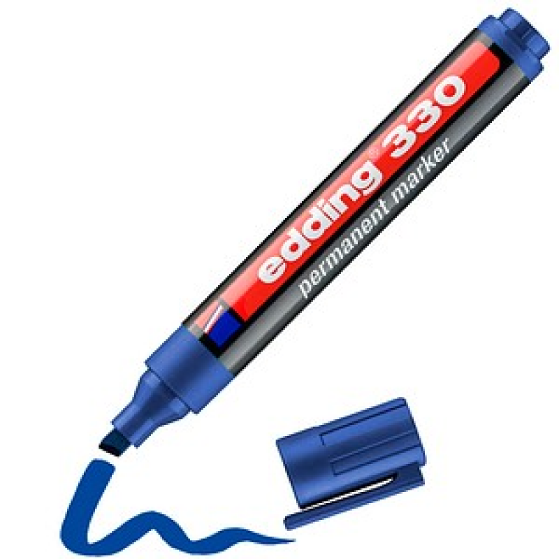 edding 330 Permanentmarker blau 1,0 - 5,0 mm, 10 St. – Bild 1 von 11