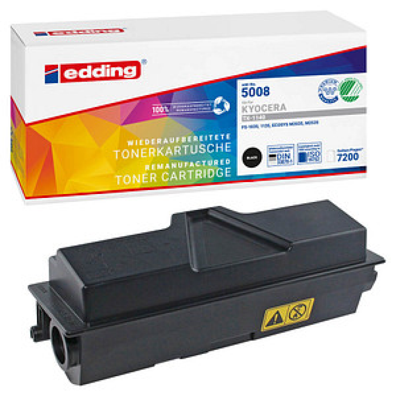 edding EDD-5008 schwarz Toner kompatibel zu KYOCERA TK-1140 – Bild 1 von 3