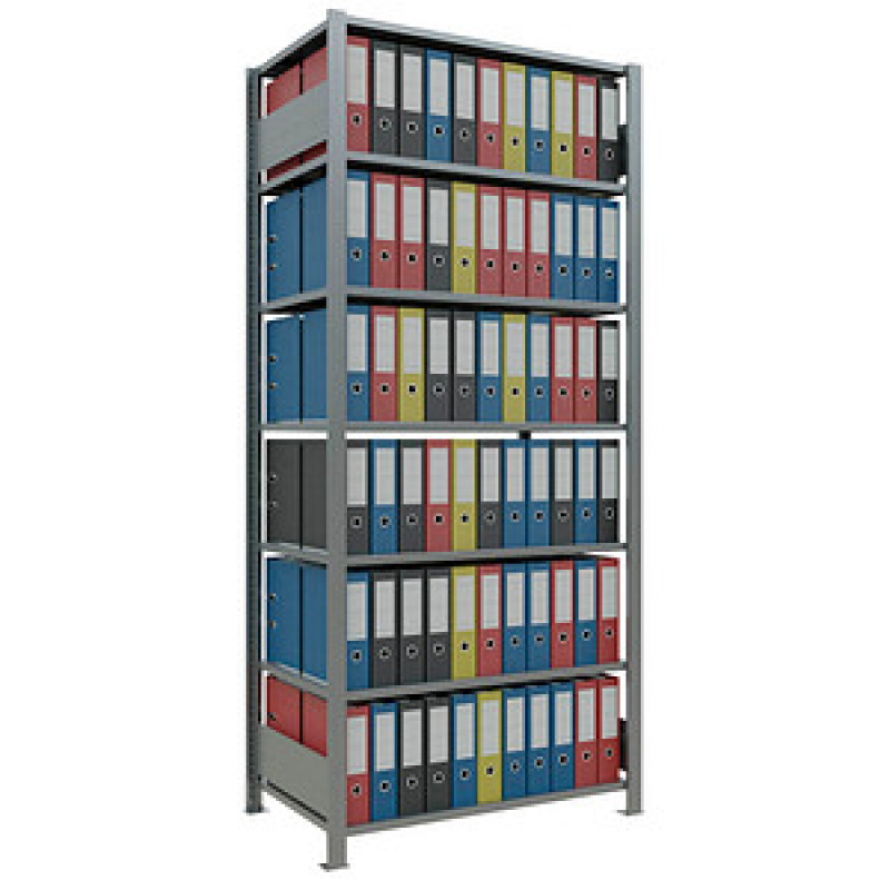 SCHULTE Schwerlastregal MULTIplus 150 17767 silber 100,0 x 60,0 x 230,0 cm – Bild 1 von 7