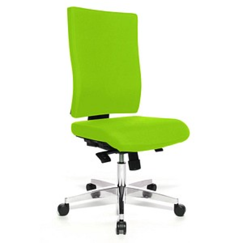 Topstar Bürostuhl Lightstar 20, LS29W0G05 Stoff grün, Gestell alu – Bild 1 von 3