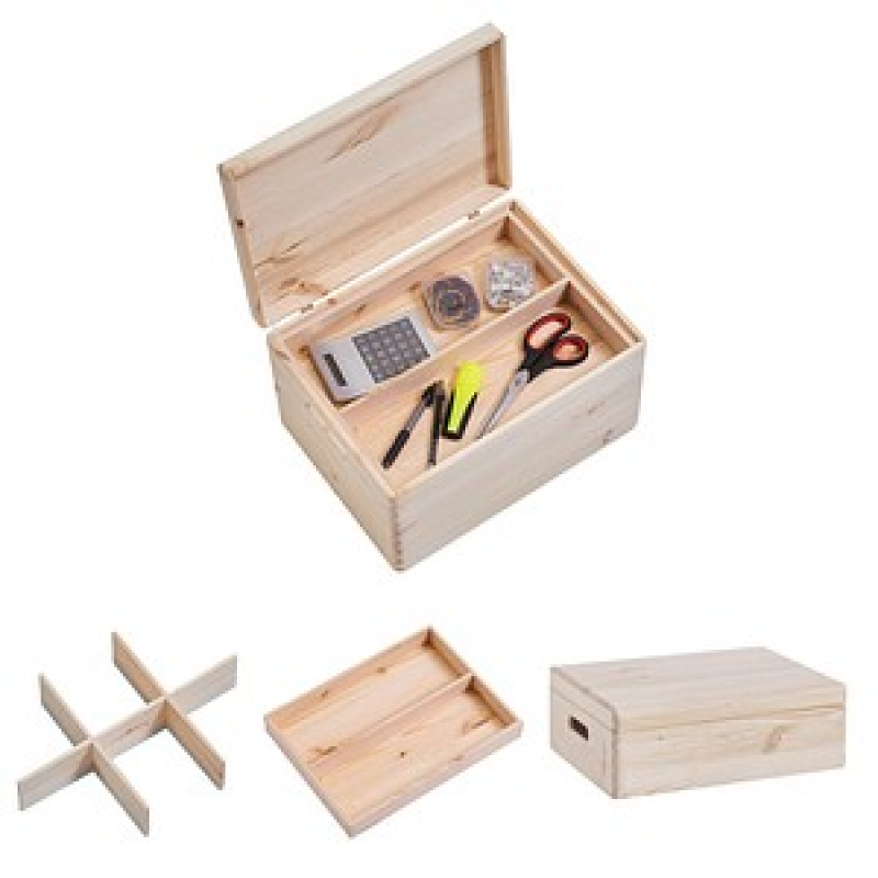 Zeller Aufbewahrungsboxen-Set braun, 1 Set – Bild 1 von 4