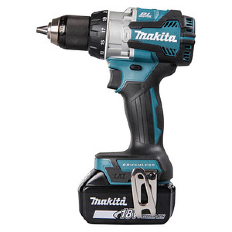 makita DHP489RTJ Akku-Schlagbohrschrauber 18,0 V, mit 2 Akkus – Bild 1 von 11