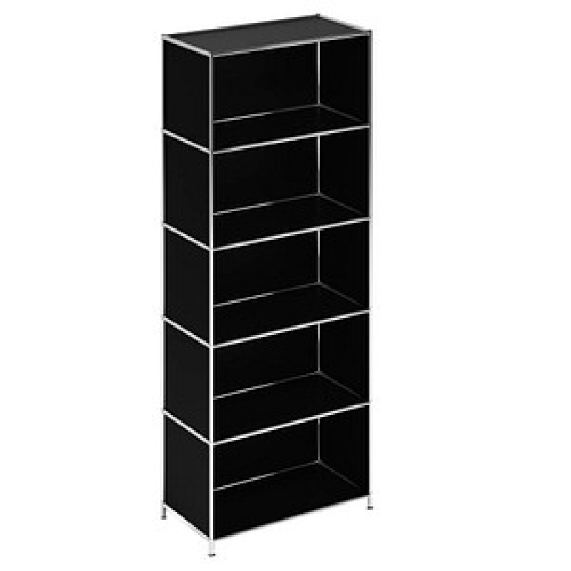 viasit Aktenregal System4 schwarz 77,9 x 40,4 x 193,2 cm, 1 St. – Bild 1 von 7