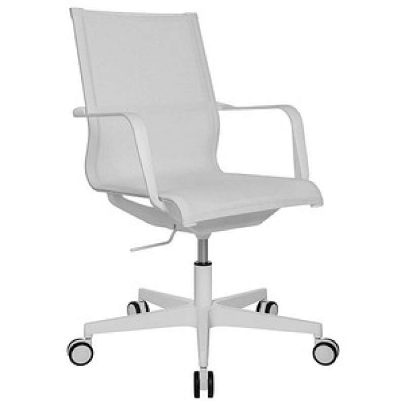 Topstar Bürostuhl Sitness Life 40, FY43BA GY3H Stoff weiß, Gestell weiß – Bild 1 von 11
