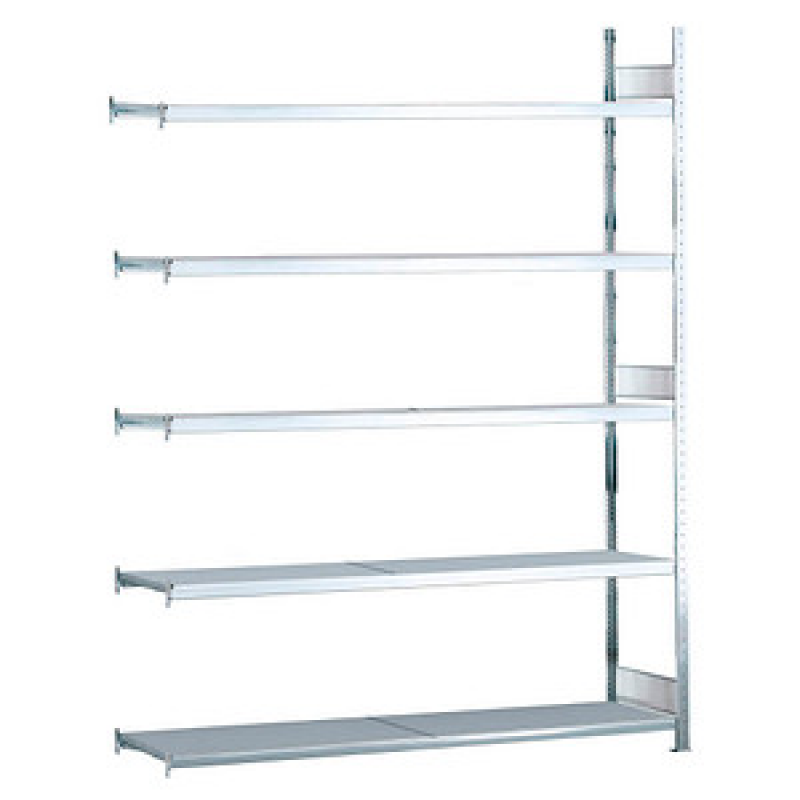 SCHULTE Anbau-Schwerlast-Weitspannregal WS 2000 15711 silber 150,0 x 40,0 x 300,0 cm – Bild 1 von 2