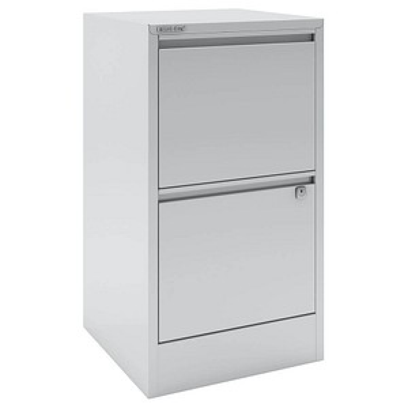 BISLEY Home Hängeregistraturschrank lichtgrau 2 Schubladen 41,3 x 40,0 x 67,2 cm, 1 St. – Bild 1 von 5