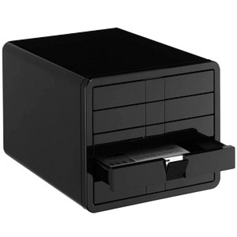 HAN Schubladenbox iBox schwarz 1551-13D, DIN A4 mit 5 Schubladen, 1 St. – Bild 1 von 6