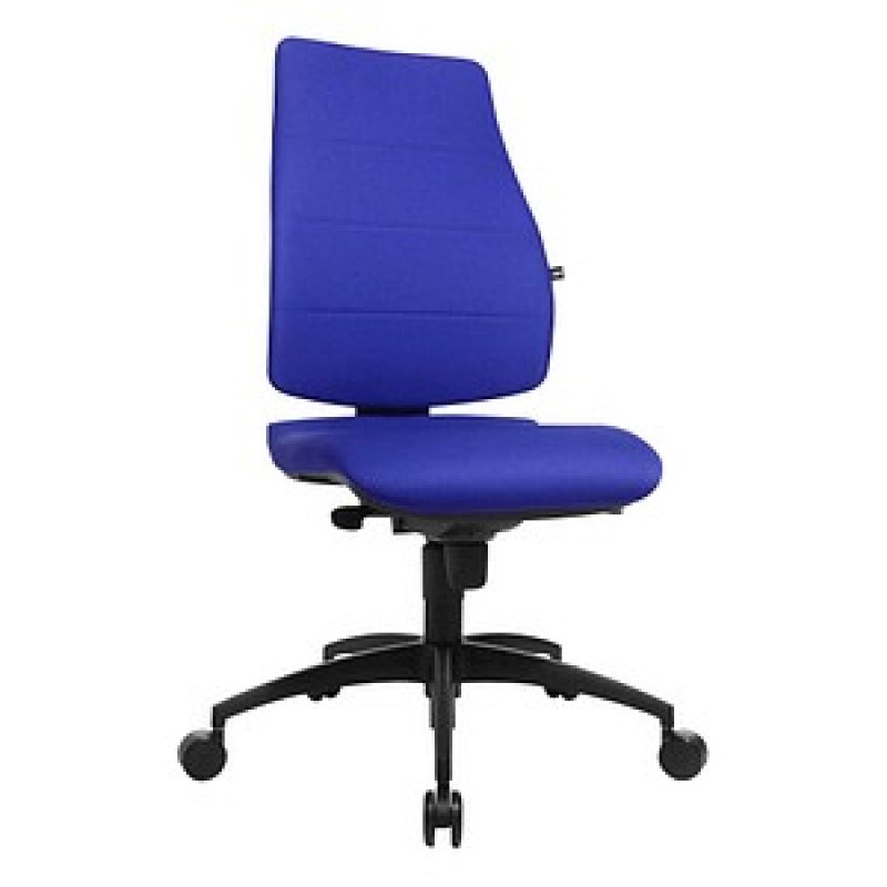 Topstar Bürostuhl Syncro Soft, SN300 T38 Stoff blau, Gestell schwarz – Bild 1 von 2