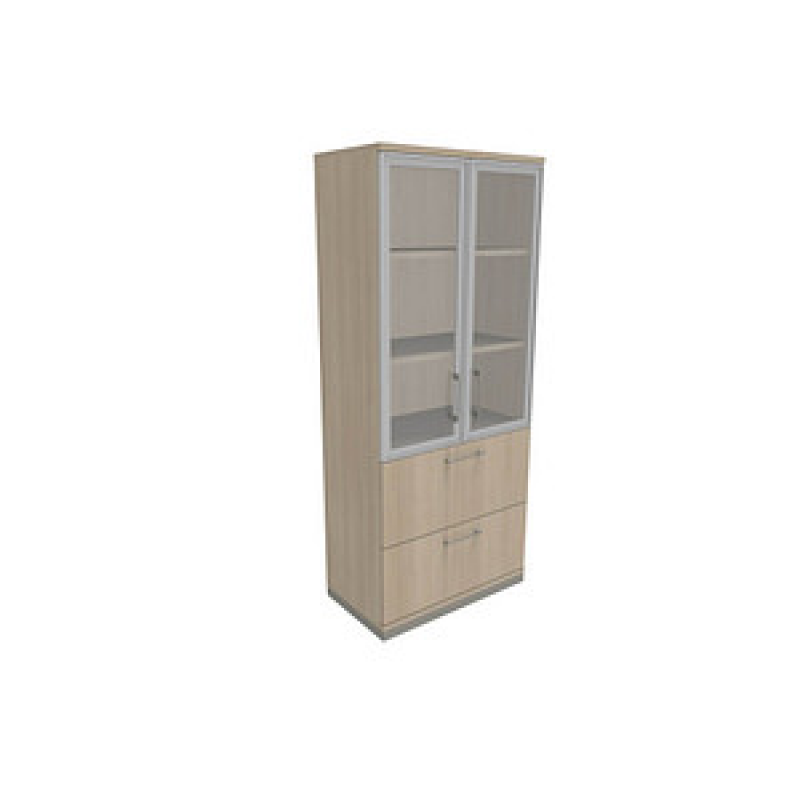 fm Aktenschrank Oldenburg, 4260429767458 akazie 2 Fachböden 80,0 x 44,2 x 186,9 cm – Bild 1 von 2