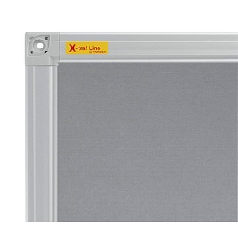 FRANKEN Pinnwand X-tra!Line 180,0 x 120,0 cm Textil grau – Bild 1 von 4