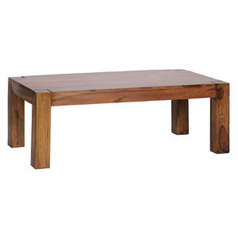 WOHNLING Couchtisch rechteckig Massivholz sheesham 110,0 x 60,0 x 40,0 cm, 1 St. – Bild 1 von 7