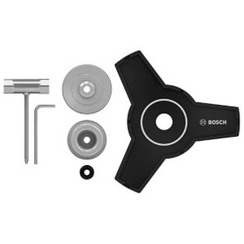 BOSCH Home & Garden Rasentrimmermesser Messersatz Advanced schwarz, 1 St.