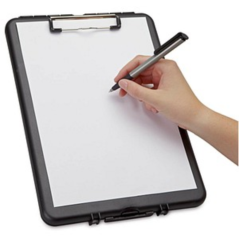 MAUL Klemmbrett 2349090 DIN A4 schwarz Kunststoff, 1 St. – Bild 1 von 8