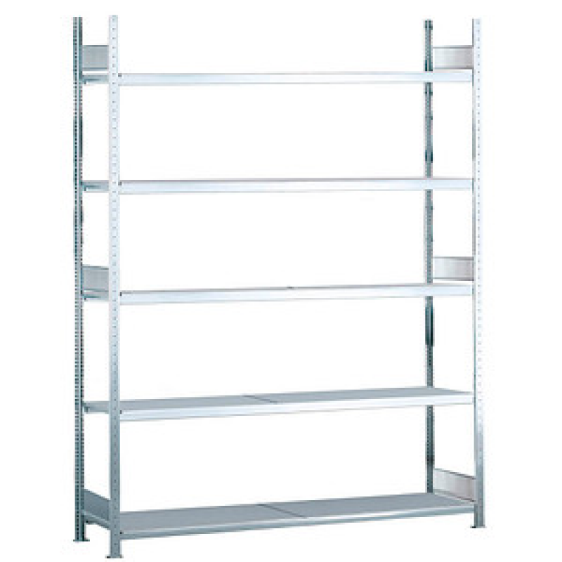 SCHULTE Schwerlast-Weitspannregal WS 2000 15726 silber 200,0 x 80,0 x 300,0 cm – Bild 1 von 2