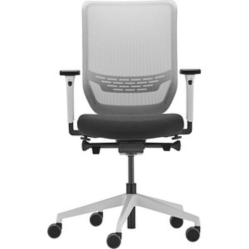 Trendoffice by Dauphin Bürostuhl to-sync work mesh, 9242SY2FVKVW Stoff weiß, Gestell weiß – Bild 1 von 8