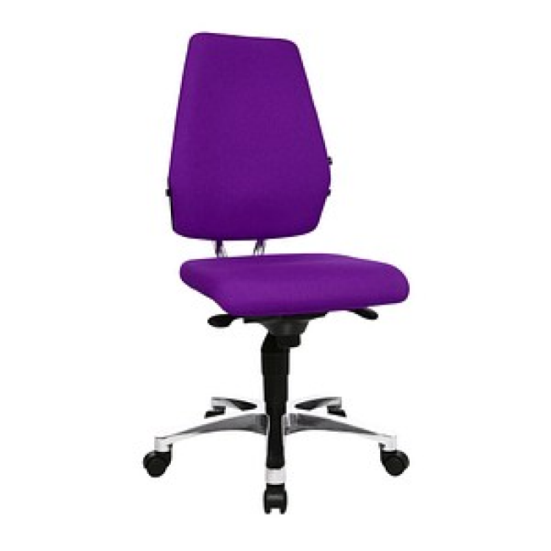Topstar Bürostuhl Body Balance S30, SI99T33 Stoff lila, Gestell alu – Bild 1 von 11