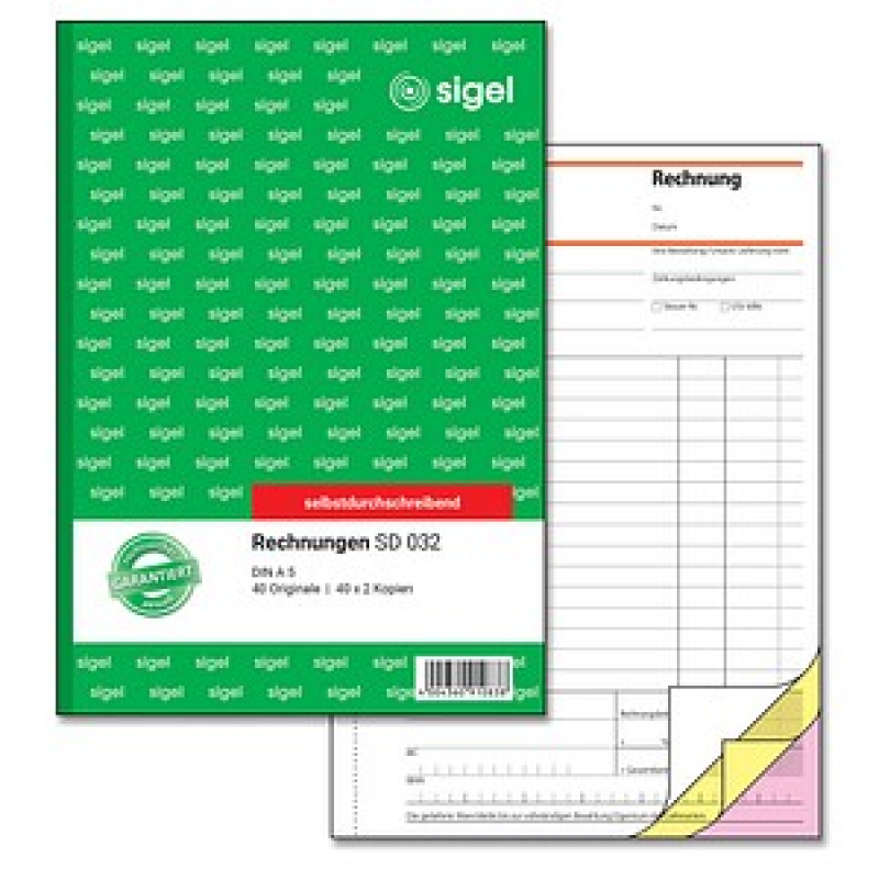 SIGEL Rechnung Formularbuch SD032, 1 St. – Bild 1 von 10