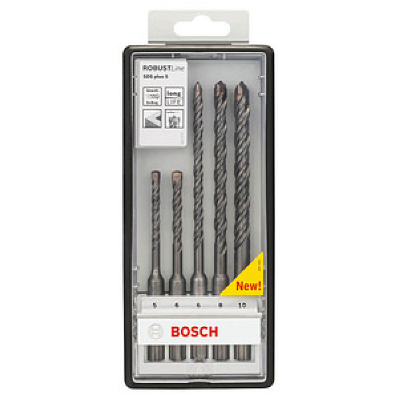 AKTION: BOSCH Hammerbohrer-Set Robust Line SDS plus-5, 5-teilig mit Prämie nach Registrierung – Bild 1 von 2