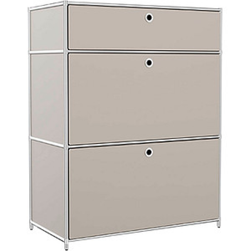 viasit System4 Schubladenschrank taupe 1 Schublade 77,9 x 40,4 x 99,35 cm, 1 St. – Bild 1 von 4